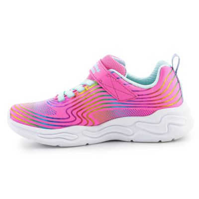 8. Buty Skechers S-Lights Wavy Beams Jr 302338L-PKMT