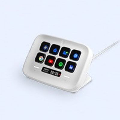 4. Kontroler zewnętrzny Elgato Stream Deck Neo, biały, 8 konfigurowalnych klawiszy