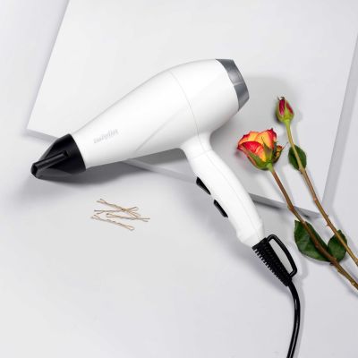 7. Suszarka do włosów Babyliss 6704WE (2000W; kolor biały)