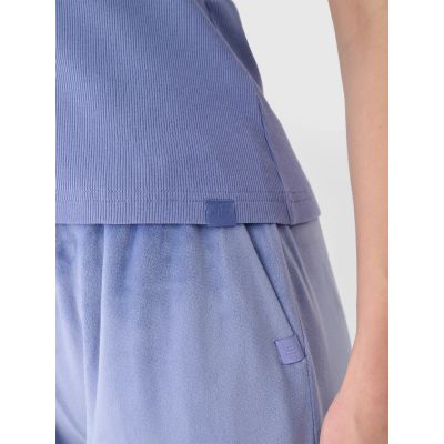 5. T-shirt slim gładki damski 4F 4FRAW24TTSHF2300-32S