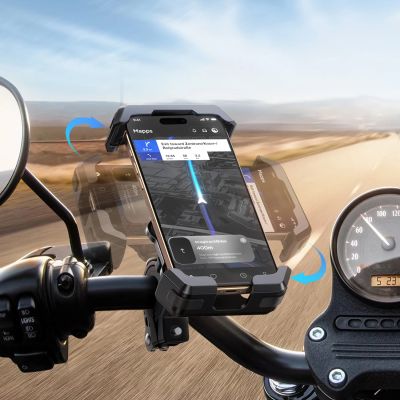 4. Uchwyt Joyroom JR-ZS428 wstrząsoodporny na kierownicę motocykl rower hulajnoga - czarny