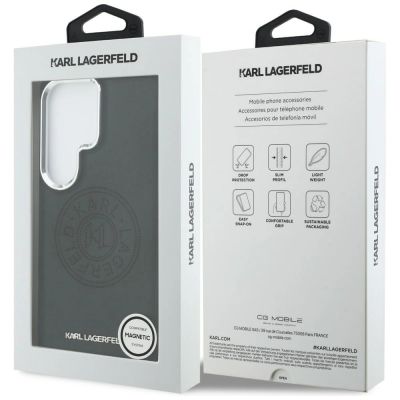8. Etui Karl Lagerfeld Perforated KL MagSafe na Samsung Galaxy S26 Ultra - czarne
