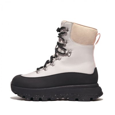 Buty FitFlop Neo-D-Hyker E01 Waterproof Fabric/Suede Walking Boots W GP6-231