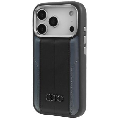 3. Etui Audi A6 Synthetic Leather MagSafe do iPhone 17 Pro - czarne