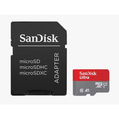 2. SANDISK ULTRA microSDXC 64GB 140MB/s + SD ADAPTER