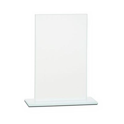 Trofeum szklane z rozklejoną podstawą