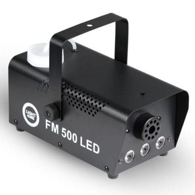 LIGHT4ME FM 500 LED V2 - Wytwornica dymu/mgły, pilot bezprzewodowy, moc 500W, efekt świetlny 3x1W RGB