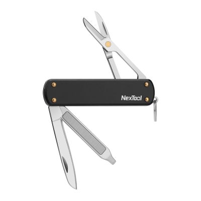 2. Nóż wielofunkcyjny NexTool Mini Pocket Knife NE0141 4w1 czarny