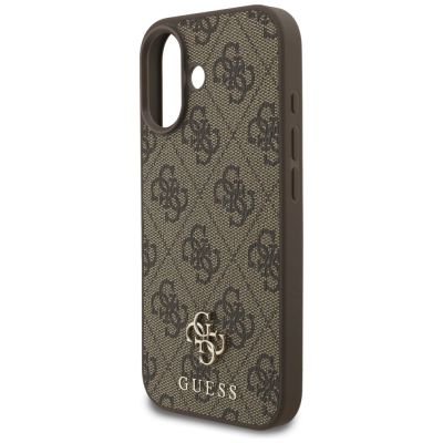 6. Etui Guess 4G Small Classic Logo MagSafe na iPhone 17 - brązowe