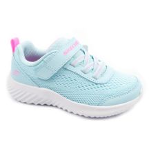 Skechers buty dziecięce sportowe Bounder niebieskie niemowlęce na rzep