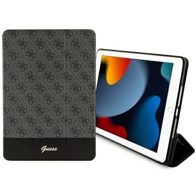 3. Etui Guess 4G Stripe Allover na iPad 10.2" - czarne