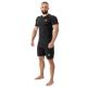 24. Rashguard krótki rękaw czarny BlackRS - S