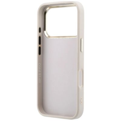 7. Etui Guess 4G & Big Resin Logo na iPhone 17 Pro / 18 Pro - różowe