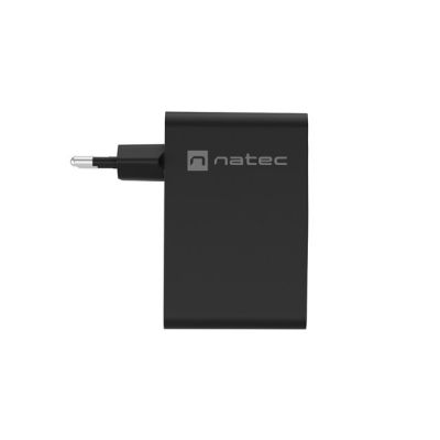 5. NATEC ŁADOWARKA SIECIOWA RIBERA GAN 3X USB-C 1X USB-A 100W CZARNA
