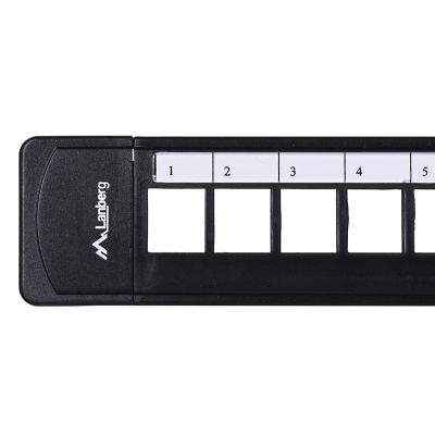 8. Patch panel Lanberg PPKS-1124-B (1U; 19")