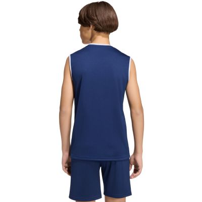 6. Koszulka dla dzieci adidas Entrada 26 Sleeveless Jersey granatowa KB3936