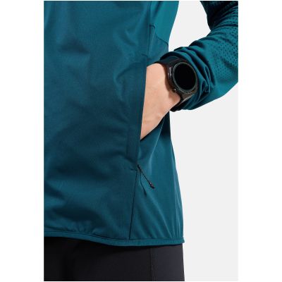 4. Kurtka hybrydowa męska Odlo ZEROWEIGHT WARM HYBRID Jacket zielona