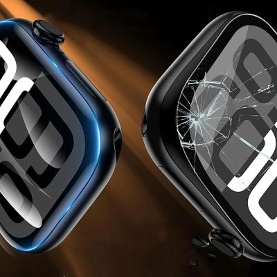 3. Szkło hartowane Tech-Protect Easy Set Flex+ 3-Pack na Apple Watch 40 mm - czarne