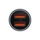 4. Ładowarka samochodowa Baseus Golden Contactor Max 2xUSB-A 60W - ciemnoszara