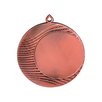 9. Medal brązowy ogólny z miejscem na emblemat 50 mm - medal stalowy