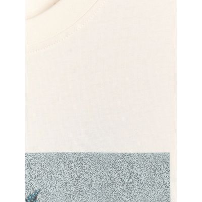 7. T-shirt regular z nadrukiem męski  4F 4FRSS25TTSHM2846-12S