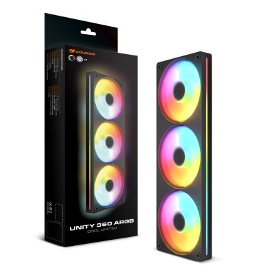 5. COUGAR CF-UN360RB-RGB Obudowa komputera Wentylator 12 cm Czarny