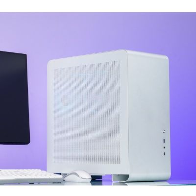 19. Jonsbo U4 Pro Mesh Midi-Tower - biały