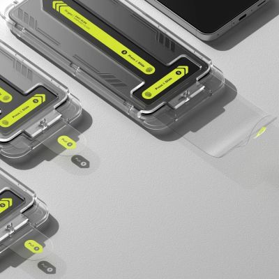 4. Szkło hartowane Ringke Easy Slide 2-pack na Samsung Galaxy A56 5G - przezroczyste