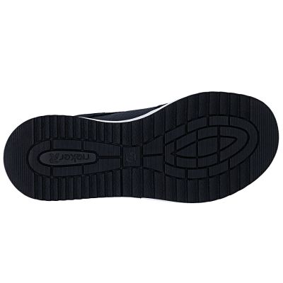 5. Półbuty damskie na podwyższeniu granatowe Rieker  L5850-14