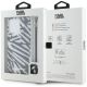 7. Etui Karl Lagerfeld IML Zebra Pattern & Cord na iPhone 15 Pro Max - czarne