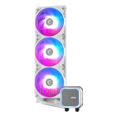 2. MSI MAG Coreliquid A13 360 WHITE Płyta główna, Procesor Chłodnica cieczy all-in-one 12 cm Biały 1 szt.
