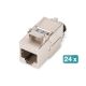 Digitus Moduł CAT 8.1 Keystone, ekranowany, beznarzędziowe złącze montażowe - 24 szt.