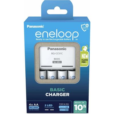ŁADOWARKA PANASONIC BASIC + 4x AA ENELOOP 2000 mAh