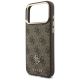 6. Etui Guess 4G z portfelem Magsafe na iPhone 18 Pro Max / 17 Pro Max - brązowe