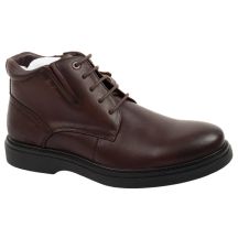 Lee Cooper buty męskie eleganckie skórzane brązowe trzewiki ocieplane