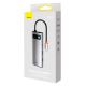 5. Baseus Metal Gleam Series multifunkcjonalny HUB USB 7w1 Typ C HDMI czytnik kart TF PD szary (WKWG020113)