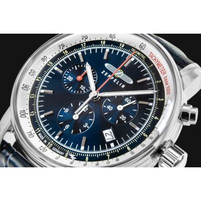 4. Zegarek Męski ZEPPELIN LZ14 Marine Chronograph 8888-3 + BOX