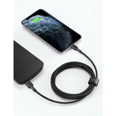 2. AUKEY CB-CL03 NYLONOWY KABEL USB C-LIGHTNING 2M PD