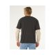 2. Koszulka męska RIP CURL Inner Visions Smashed L/S Tee czarna