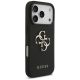 4. Etui Guess Grained Big 4G & Classic Logo na iPhone 17 Pro - czarne