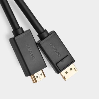 3. Ugreen jednokierunkowy kabel z DisplayPort na HDMI 4K 30 Hz 32 AWG 2 m czarny (DP101 10202)