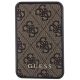 2. Powerbank Guess 4G Leather Metal Logo 18W 10000mAh - brązowy