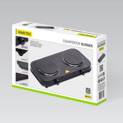 4. Kuchenka elektryczna dwupalnikowa 2000W MR-771-2 MAESTRO