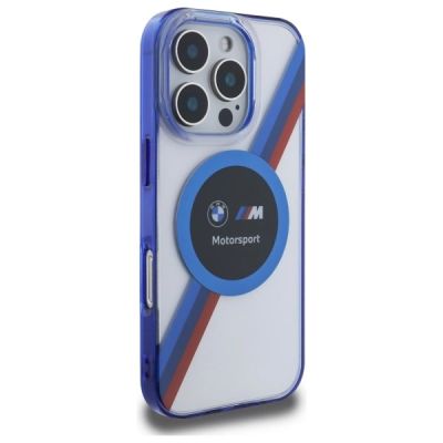 4. BMW BMHMP16X23HTPUT iPhone 16 Pro Max     6.9" przezroczysty/transparent hardcase Motosport IML Circle MagSafe