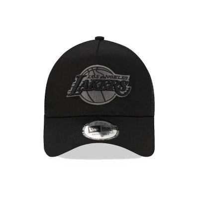 2. Czapka z daszkiem New Era 9FORTY LA Los Angeles Lakers Trucker Black - 12523911