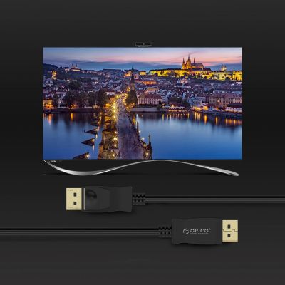 10. Kabel Orico XD-DTD DisplayPort do DVI 4K 2 m - czarny