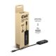 CLUB3D CSV-1553 huby i koncentratory USB Type-C Czarny