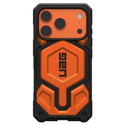 Urban Armor Gear Monarch Pro pokrowiec na telefon komórkowy 16 cm (6.3") Pomarańczowy, Czarny