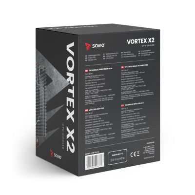 2. SAVIO CHŁODZENIE CPU VORTEX X2