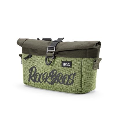 Torba przednia Rockbros W020 dwufunkcyjna, na rower/na ramię - zielona